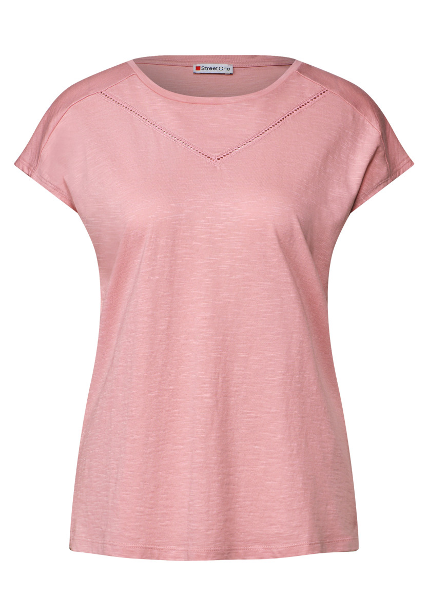 Shirt mit Dekotape rosa