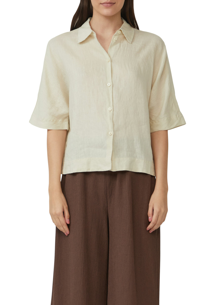 Leinen-Bluse