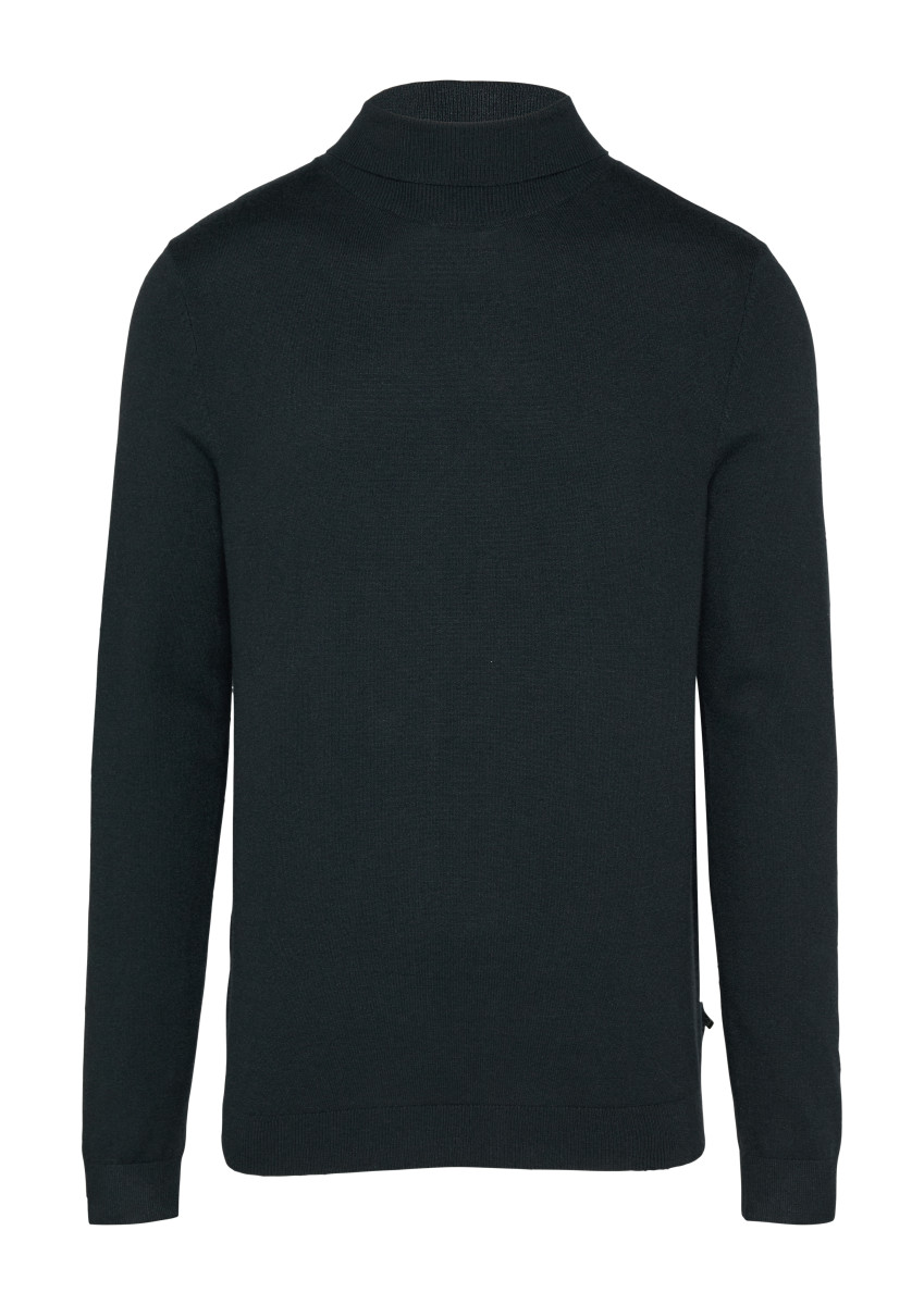 Slim-Fit-Pullover mit Rollkragen