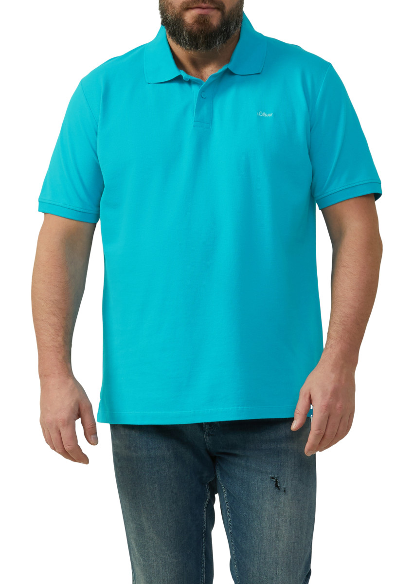 Poloshirt aus Baumwollpiqué