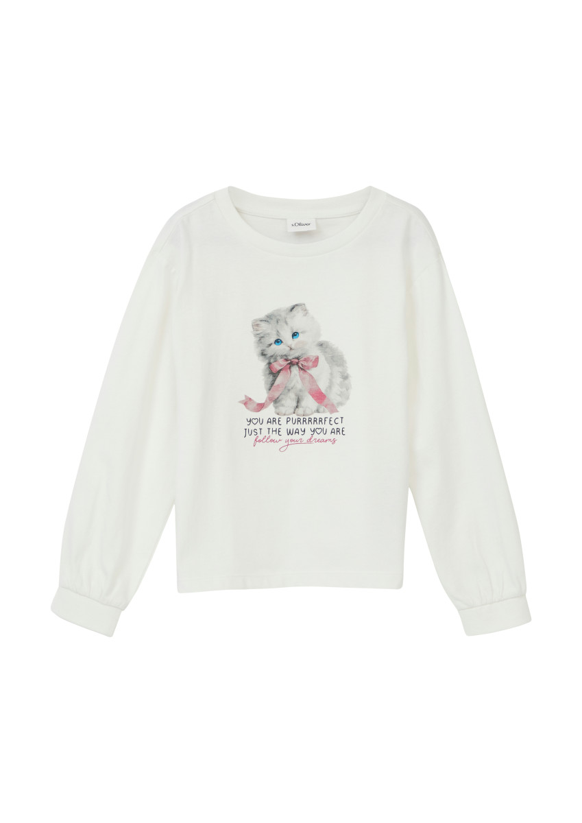 Longsleeve mit Frontprint