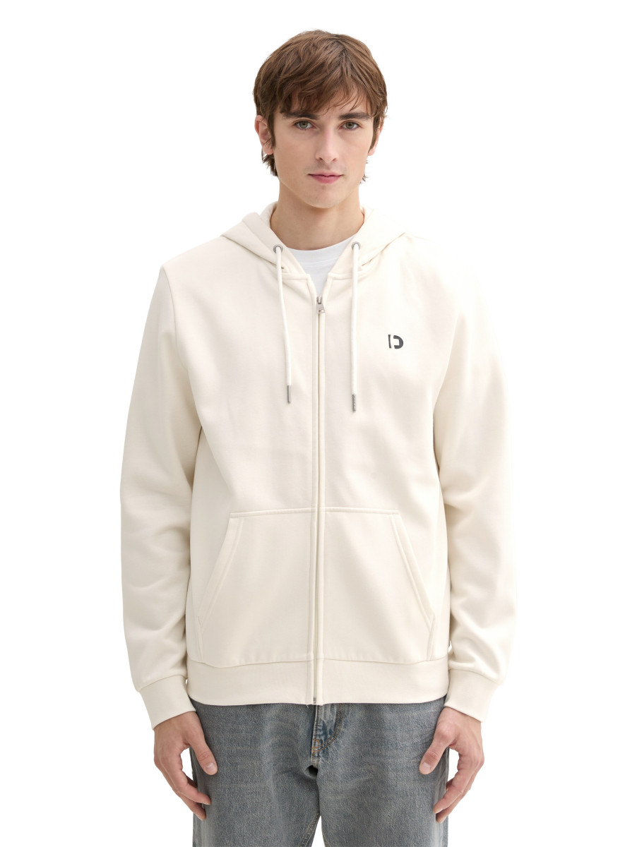 Sweatjacke mit Logo Print