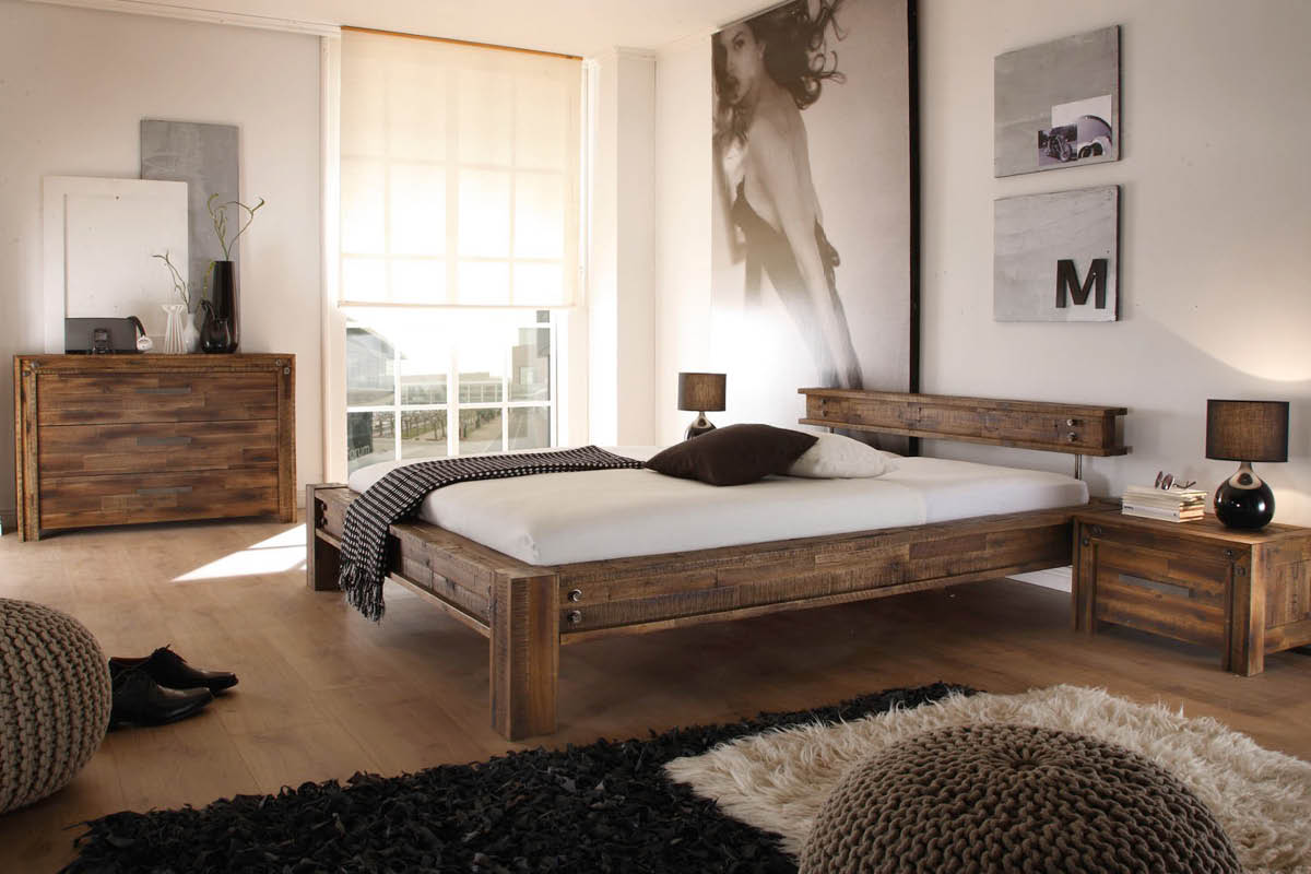 Wertvolle Tipps wie Sie Möbel aus Massivholz im Schlafbereich harmonisch einrichten.