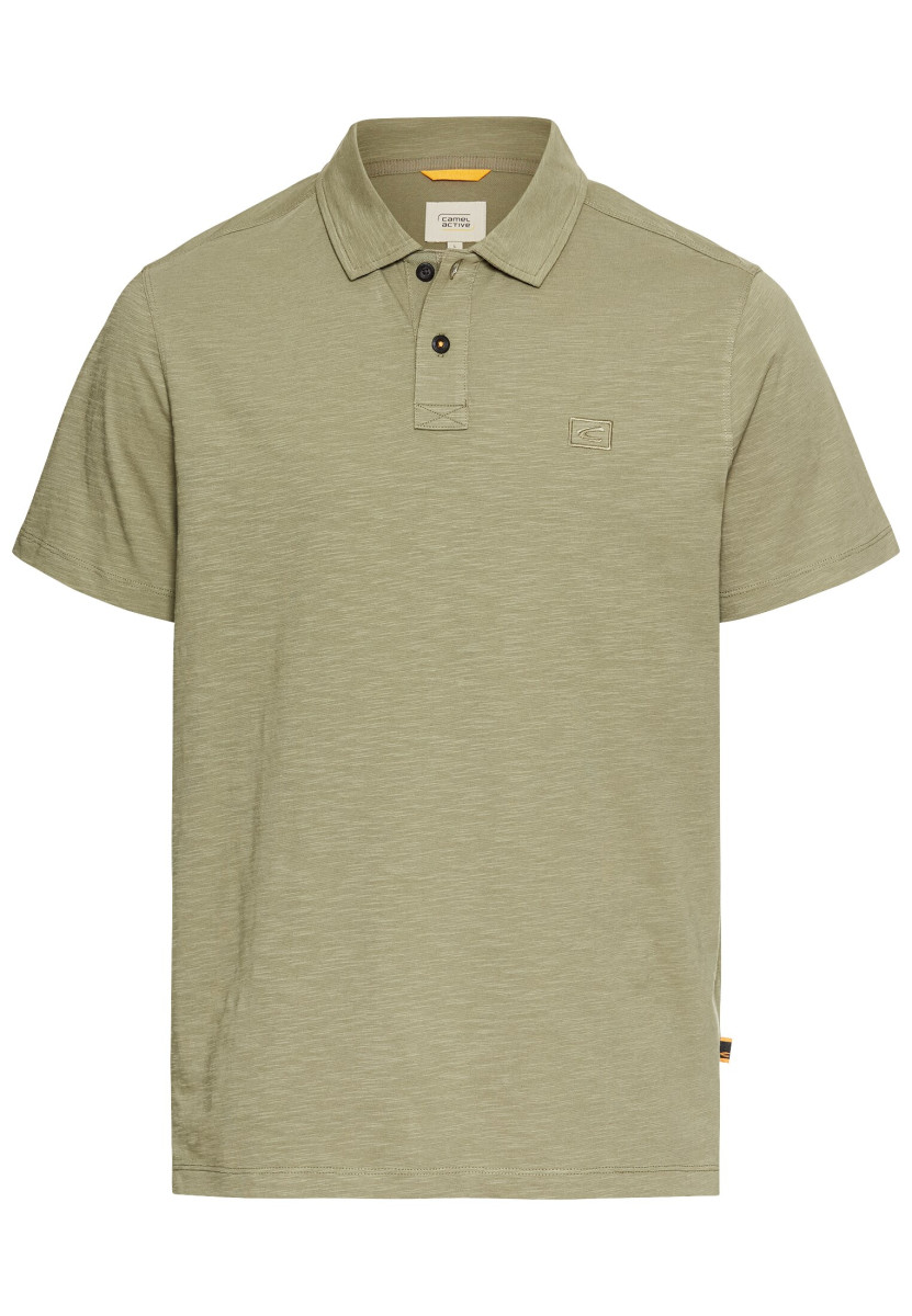 Kurzarm Poloshirt hellgrün