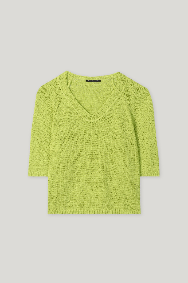 Strickpullover in legerer Passform