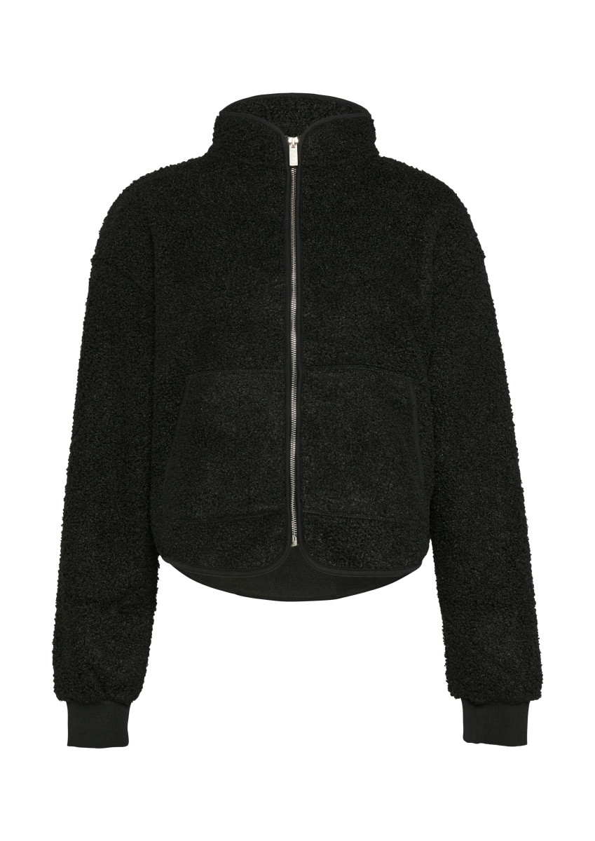 Sweatjacke aus Teddy-Fleece