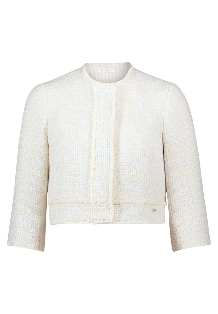 Bolero-Jacke weiß