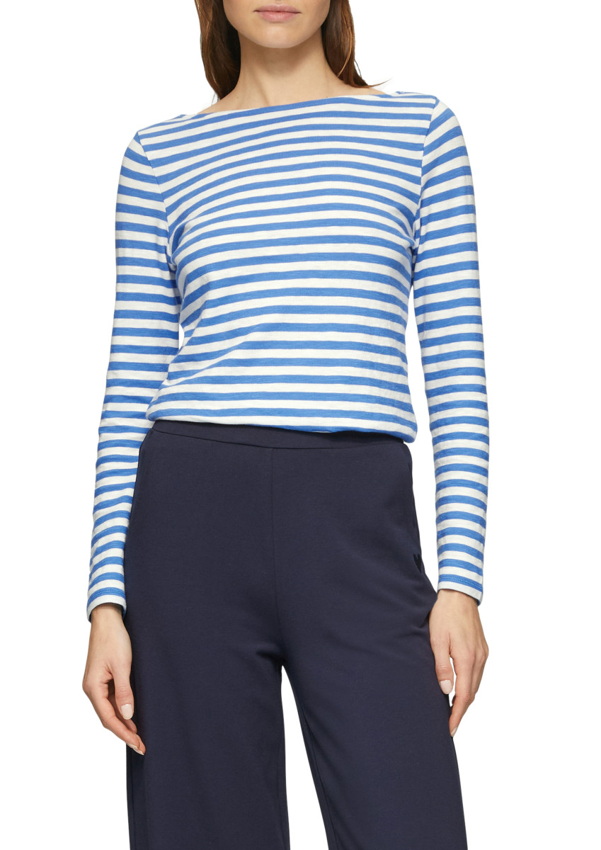 Geringeltes Langarmshirt
