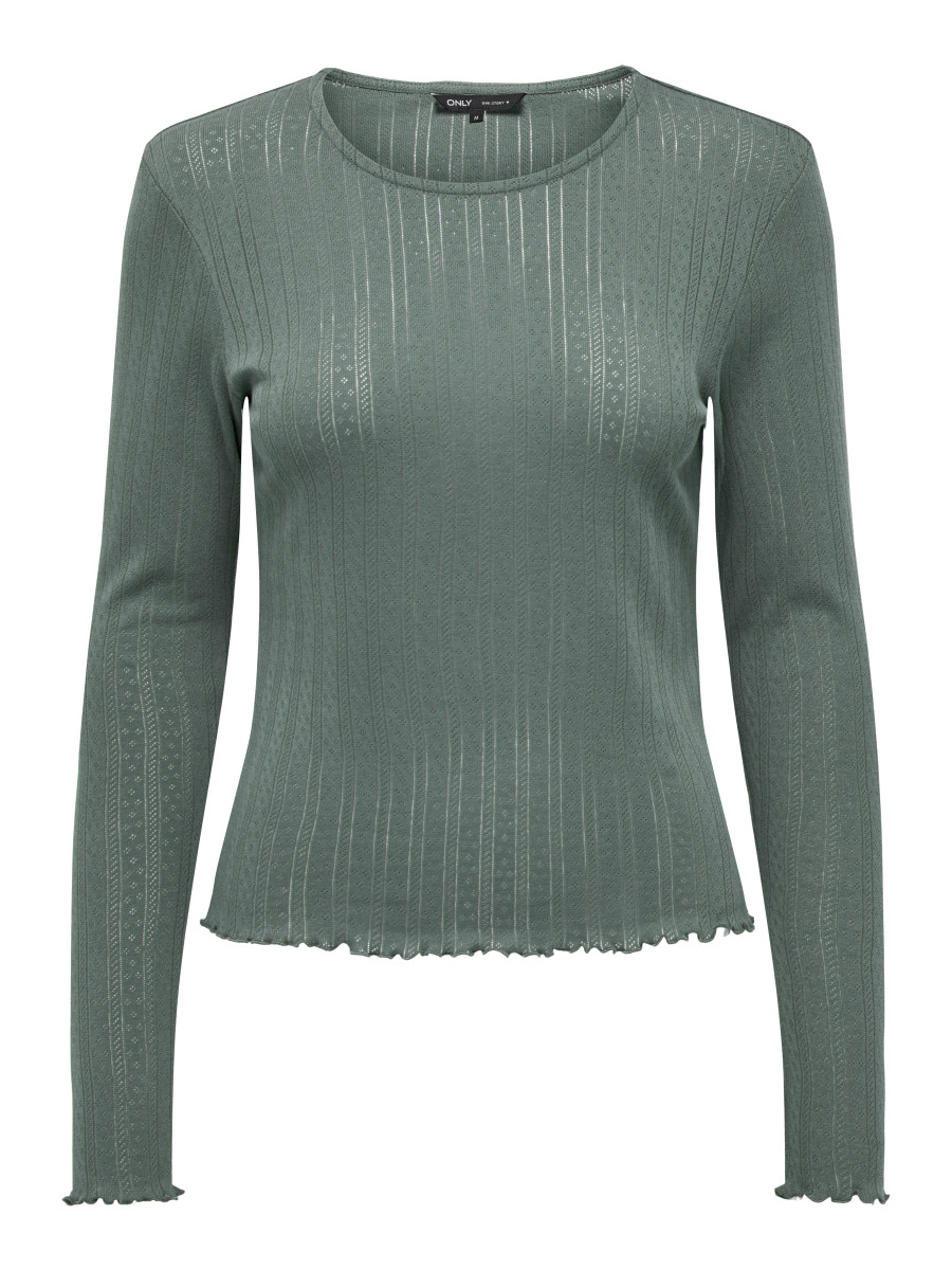 Langarmshirt Grün