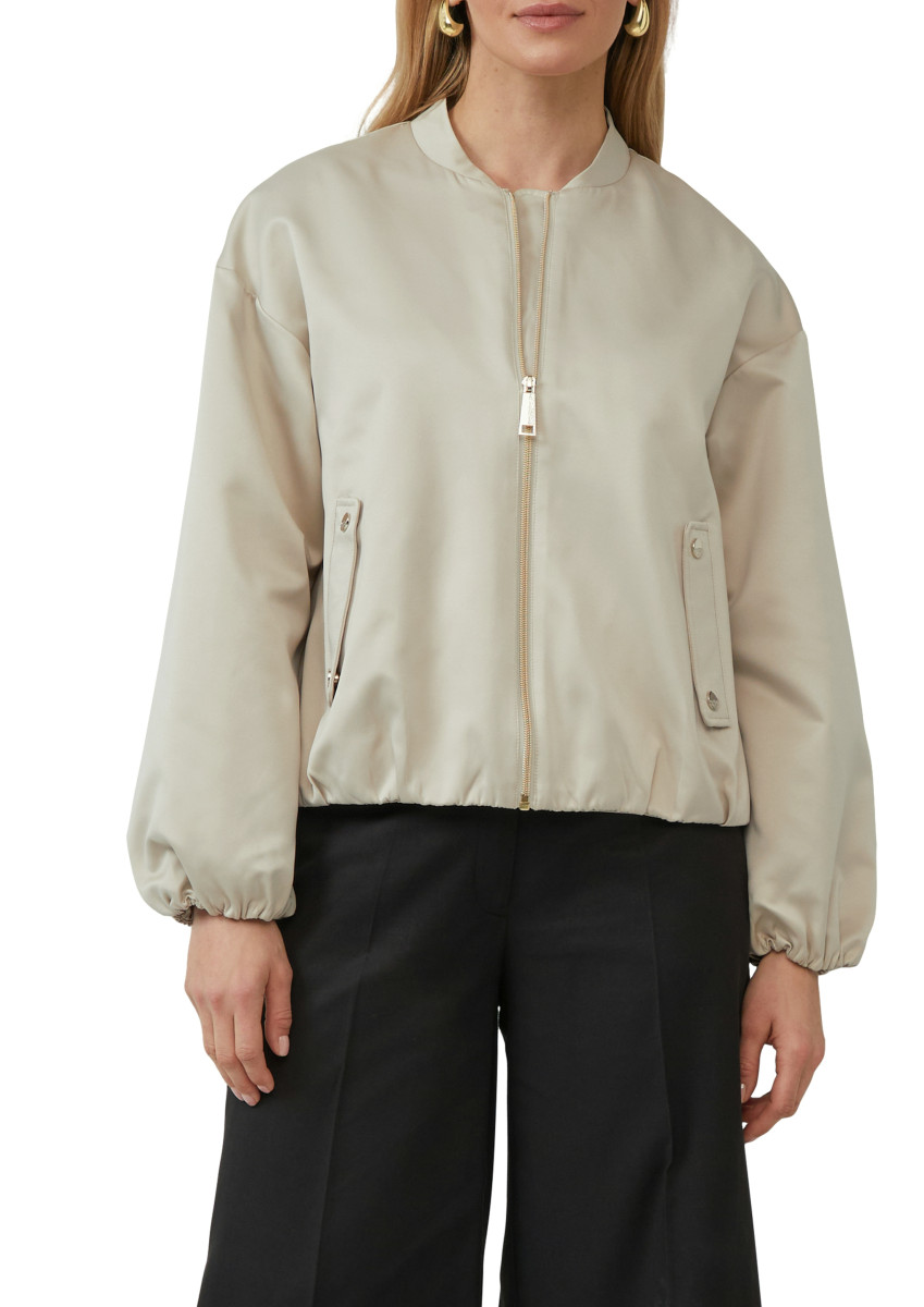 Satinierter Oversize-Blouson