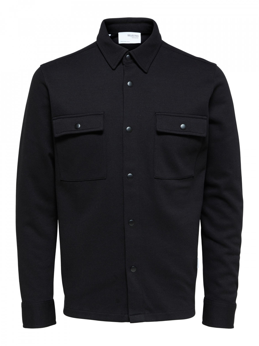 Overshirt-Jacke schwarz