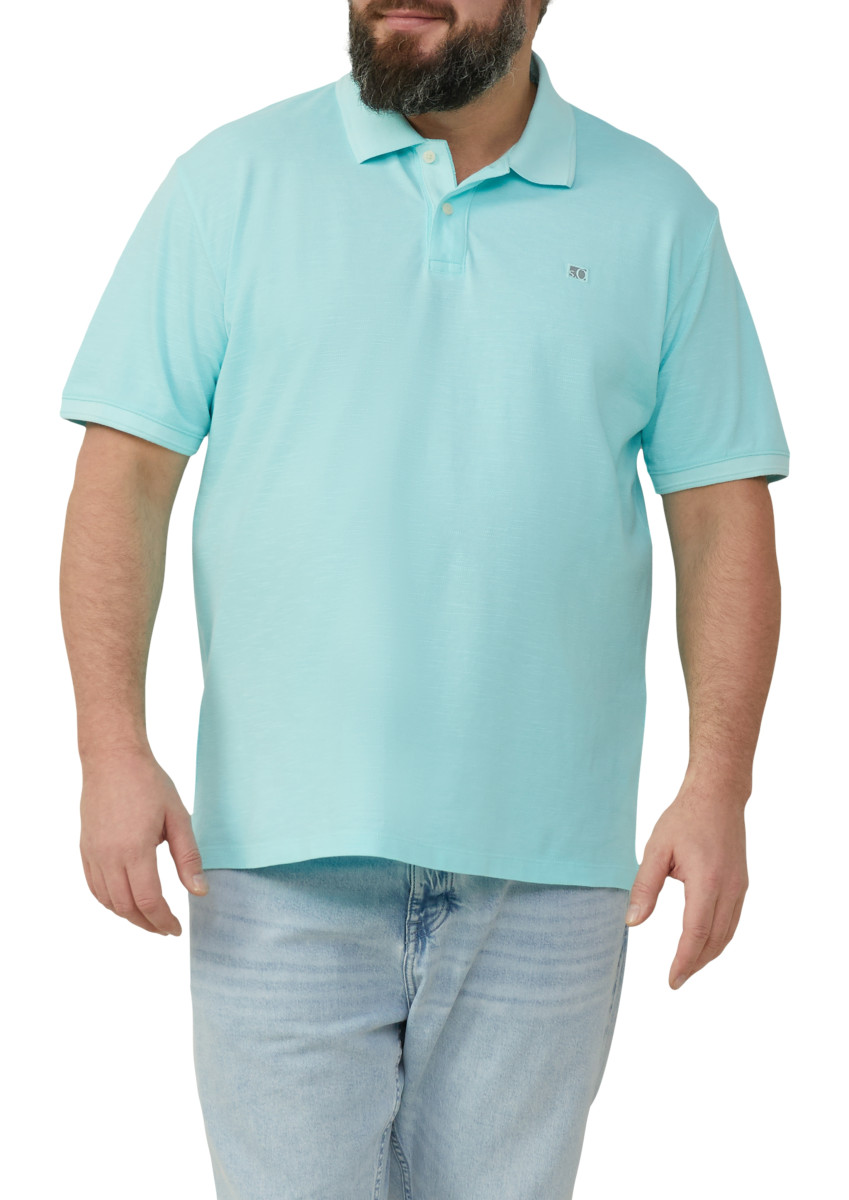 Poloshirt mit kleinem Labelpatch