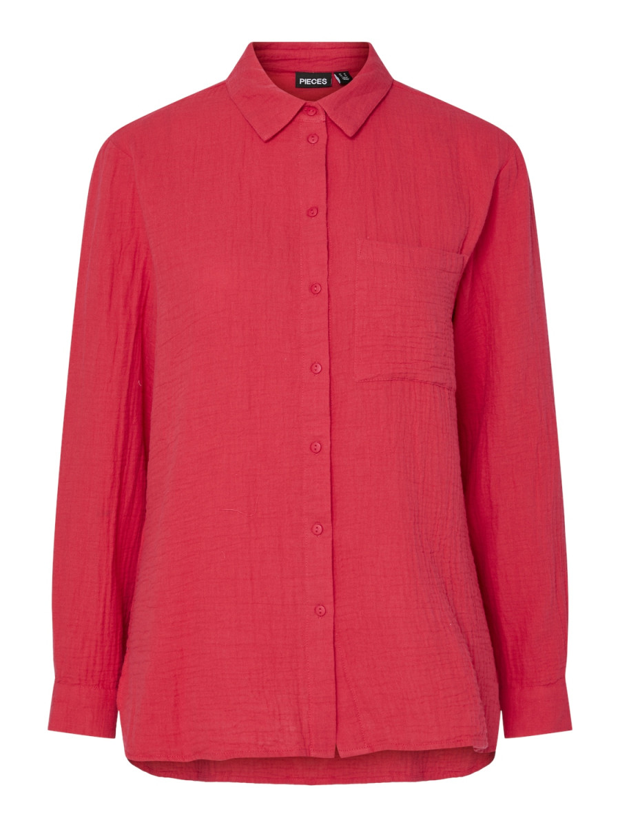 Hemdbluse rot