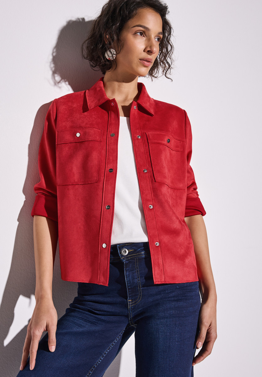 Velours-Jacke