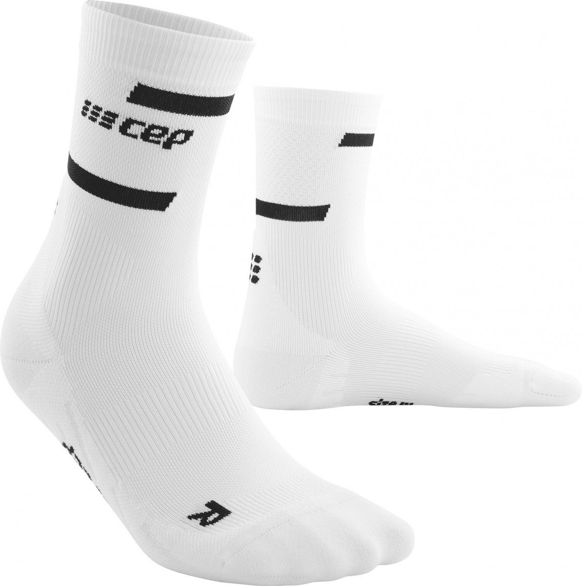 Socken "Compression Mid Cut" weiß