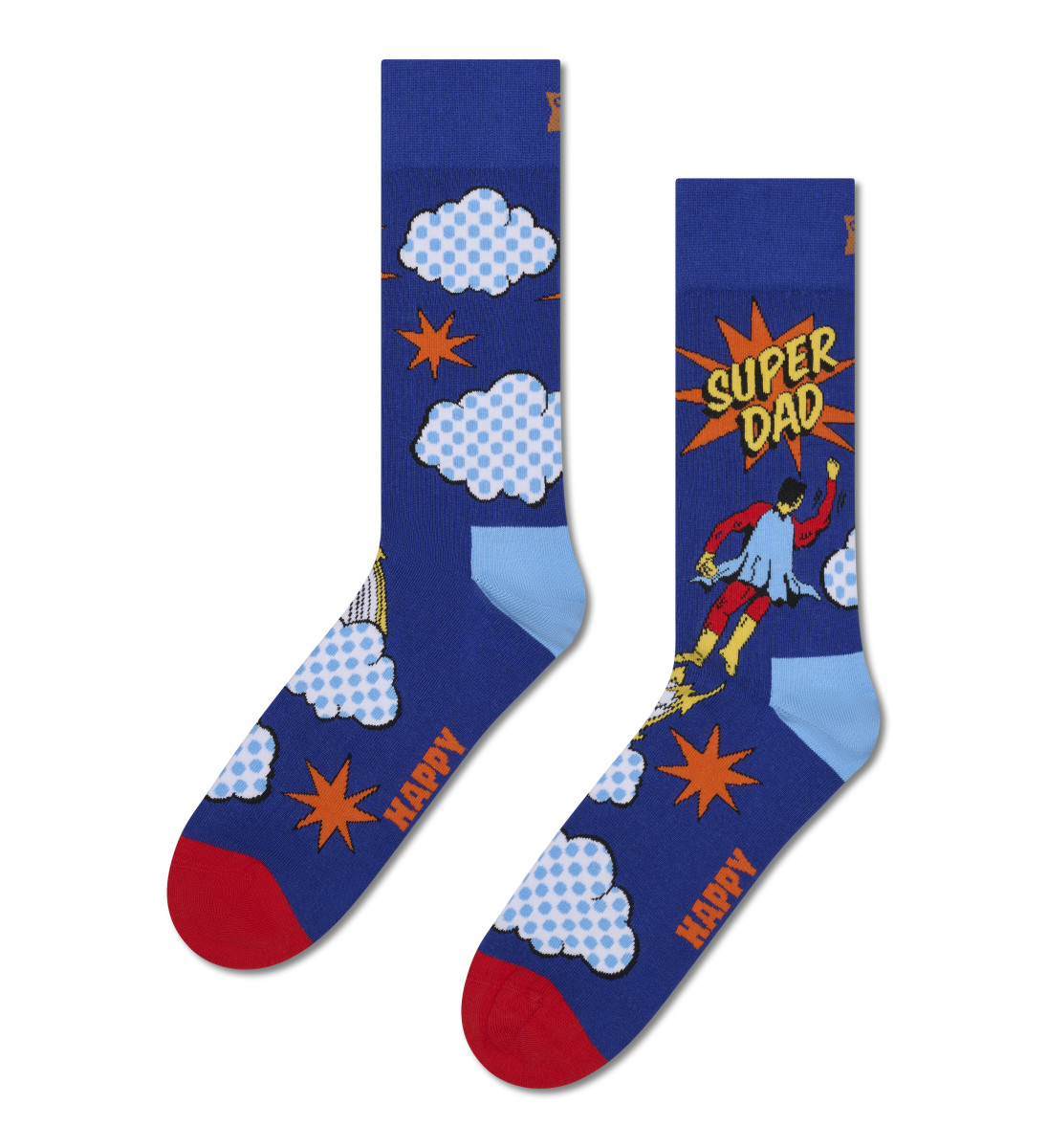Socken "Flying Super Dad"