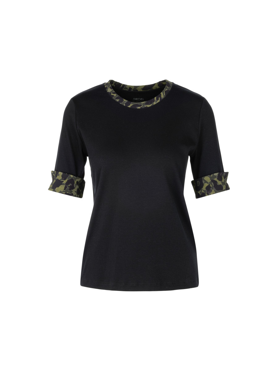 Jersey-Shirt mit Print-Details