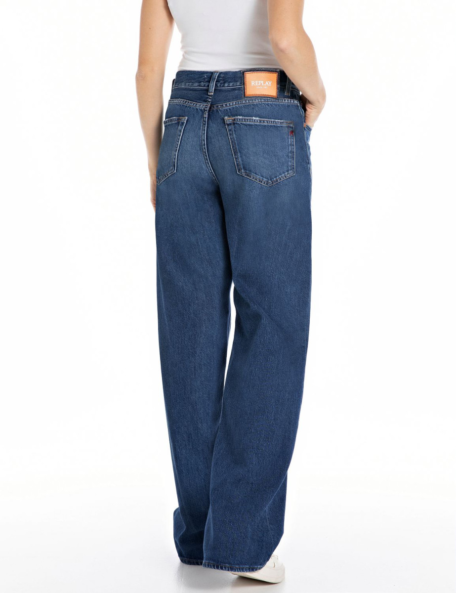 Jeans mit weitem Bein