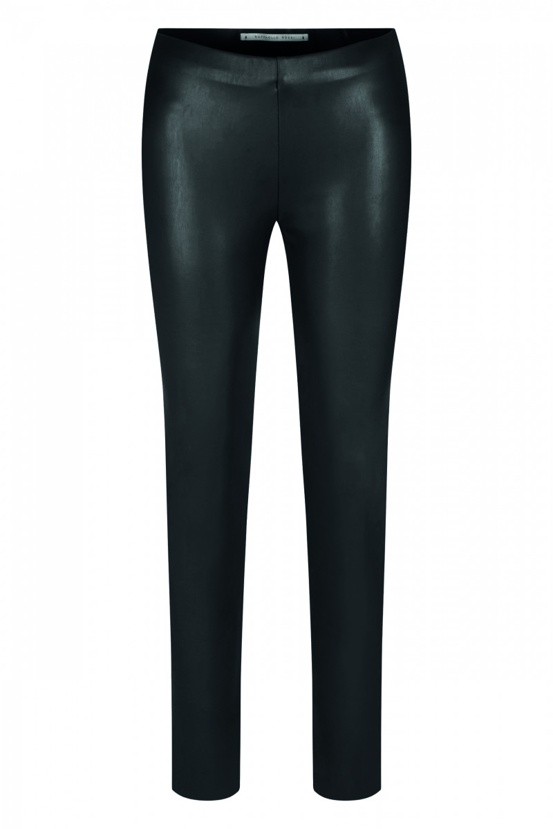 Beschichtete Leggings "Resa" schwarz