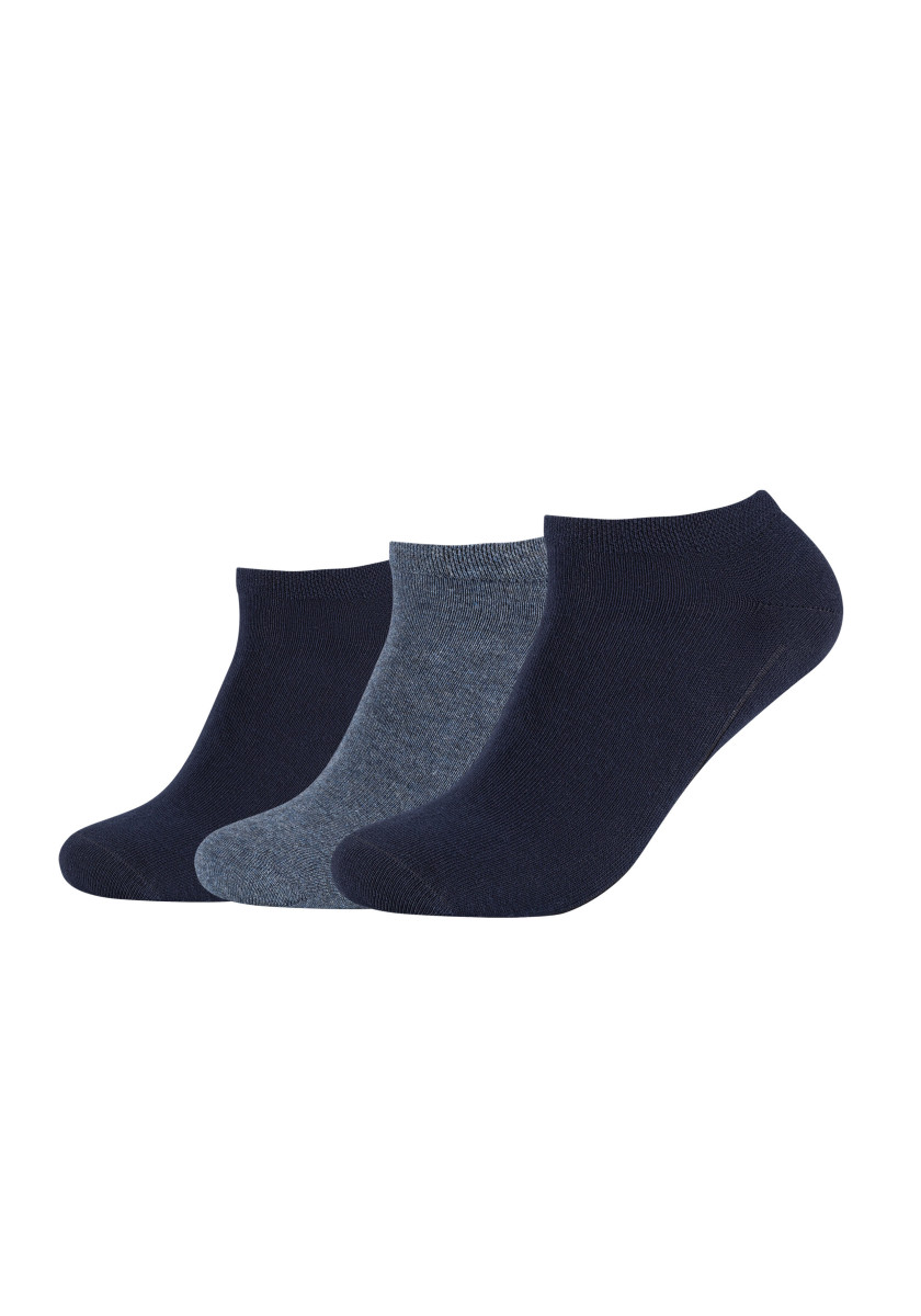 Unisex Sneaker Socken (3 Paar) dunkelblau