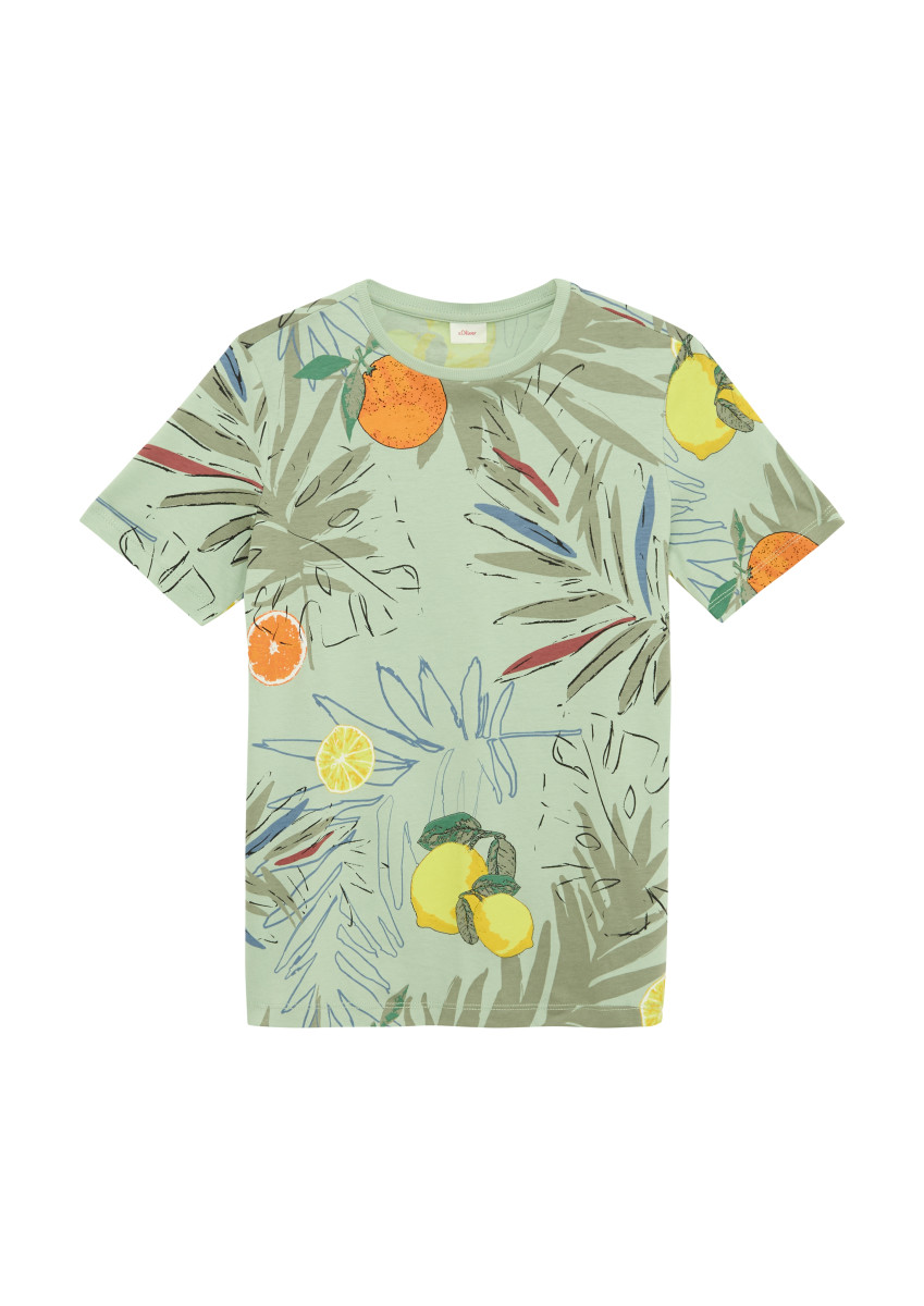 T-Shirt mit All-over-Print