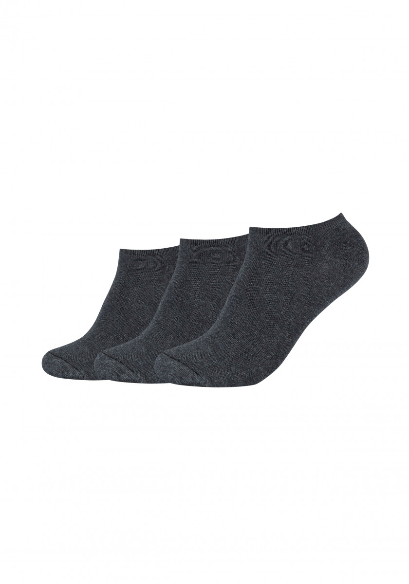 Basic-Socken, 3 Paar grau