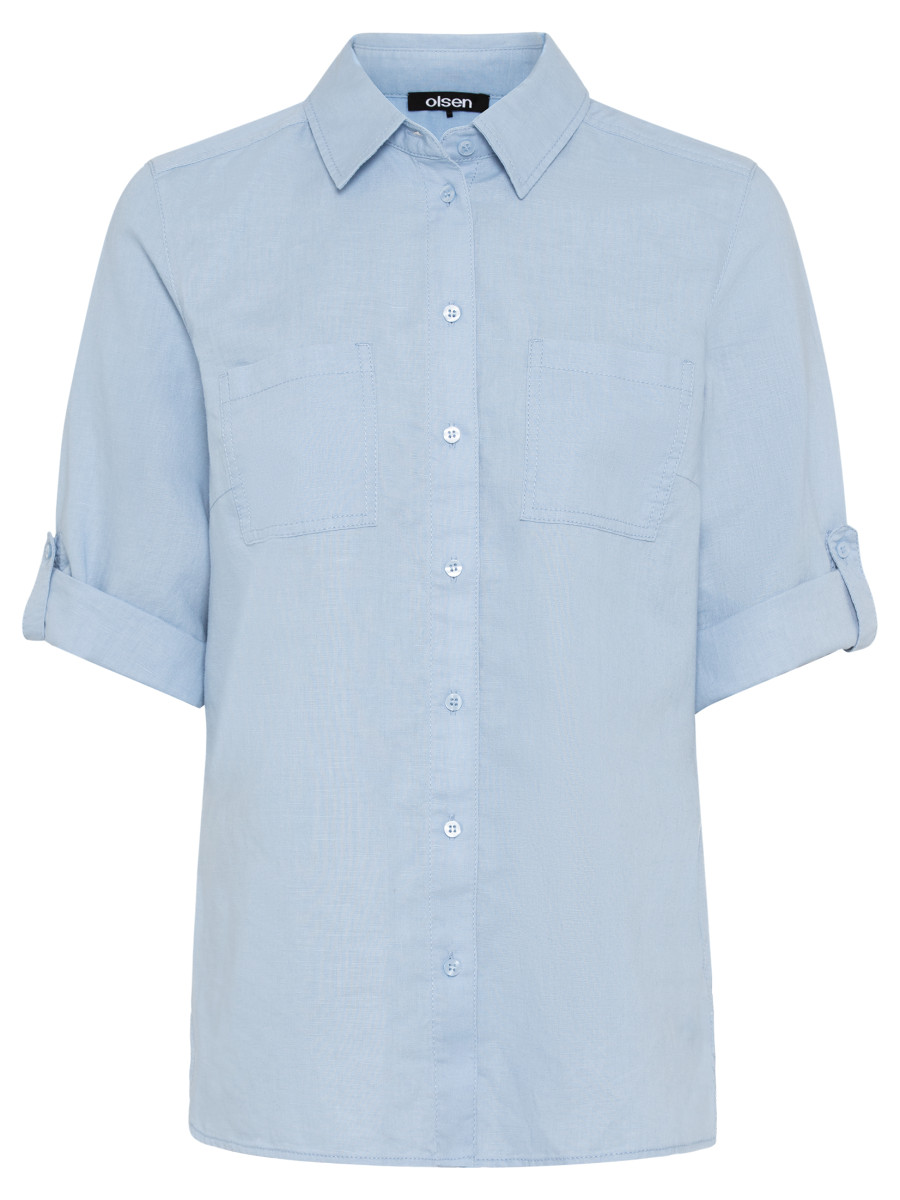 Bluse hellblau