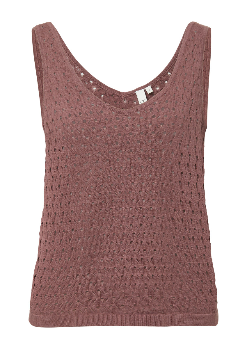 Stricktop mit Ajourmuster