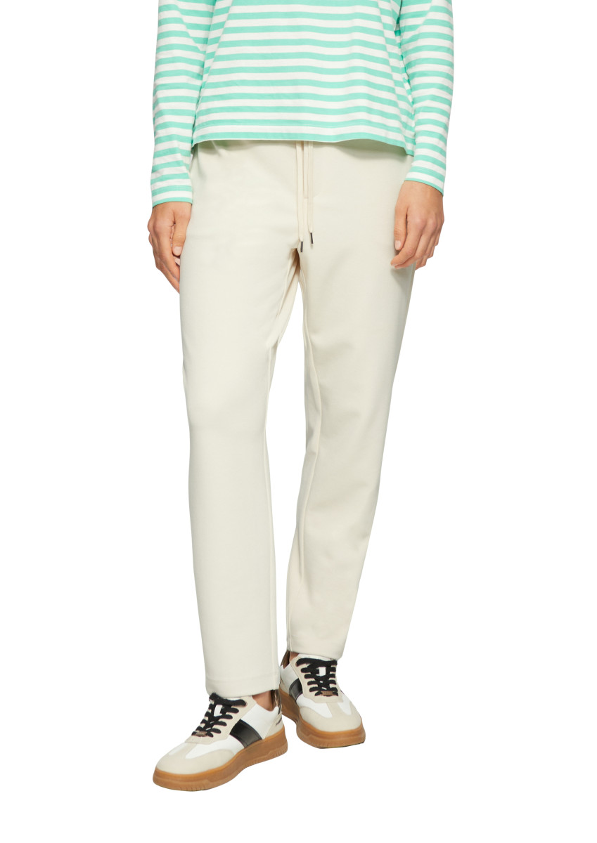 Jogpants aus Struktur-Jersey