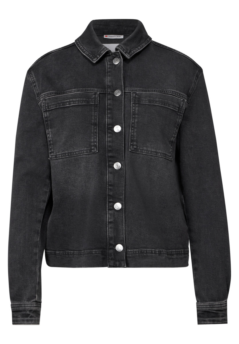 Jeansjacke mit Brusttaschen