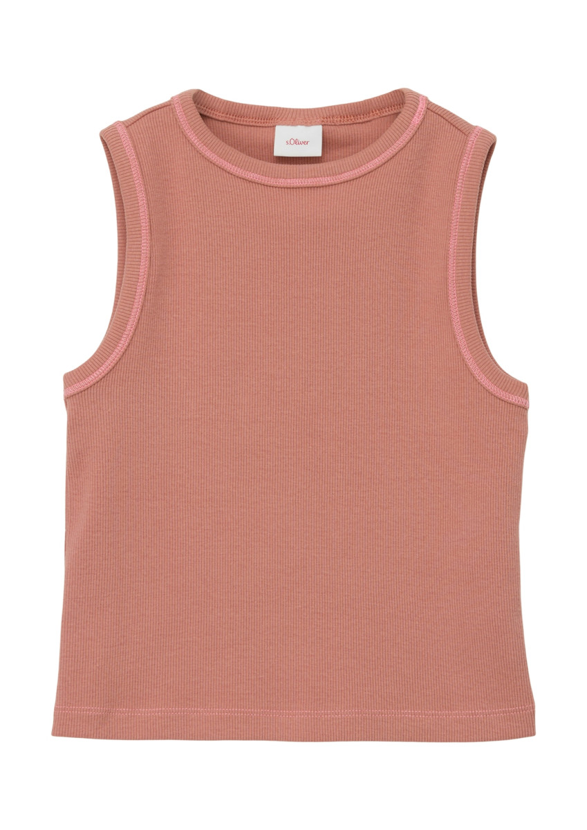 Tanktop mit Ziernähten