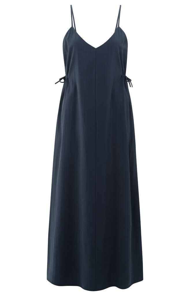 Trägerkleid mit Kordelzugdetails