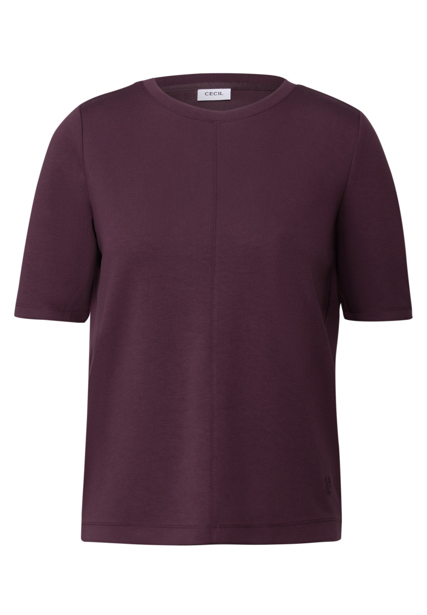 Kurzarmsweatshirt lila