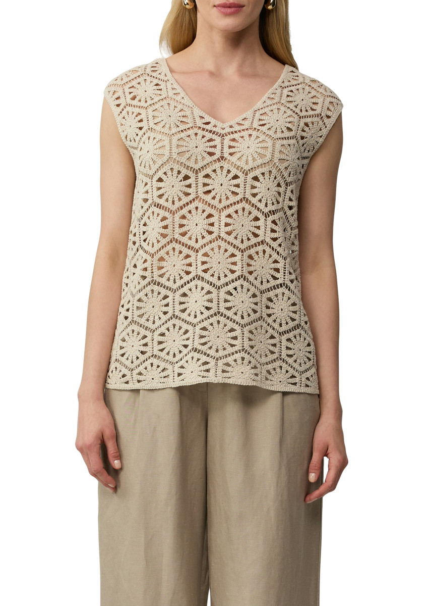 Tanktop aus Häkelspitze