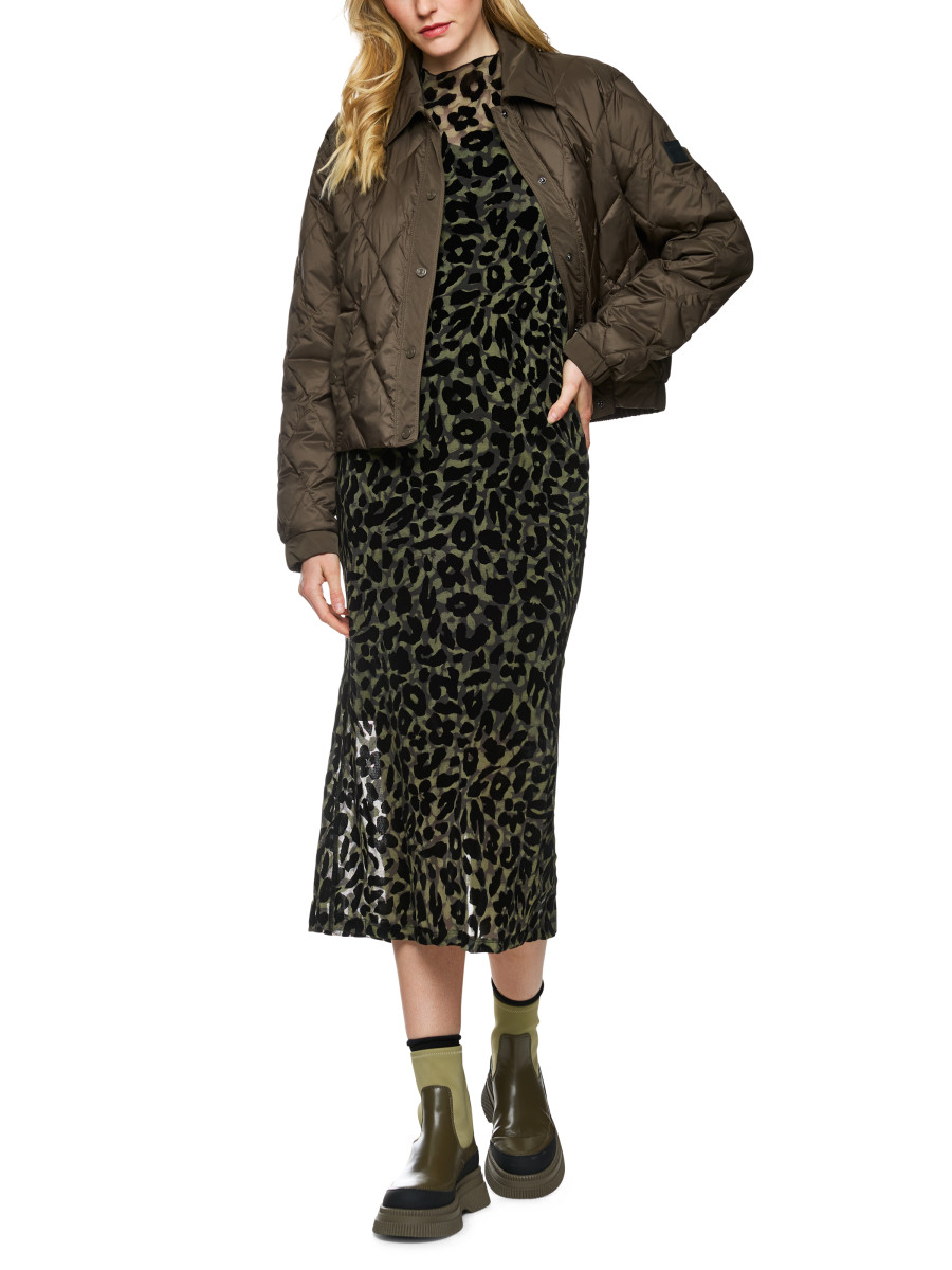 Körpernahes Maxikleid aus Mesh