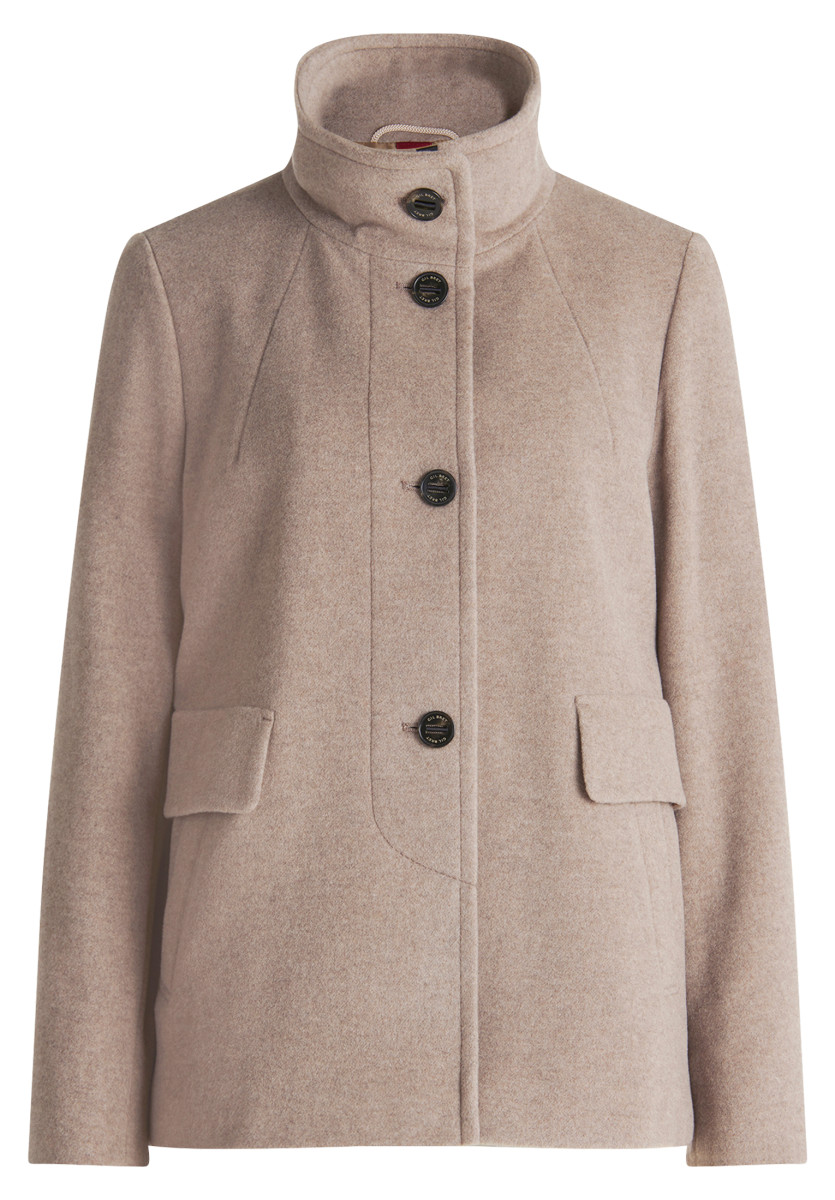 Woll-Jacke braun