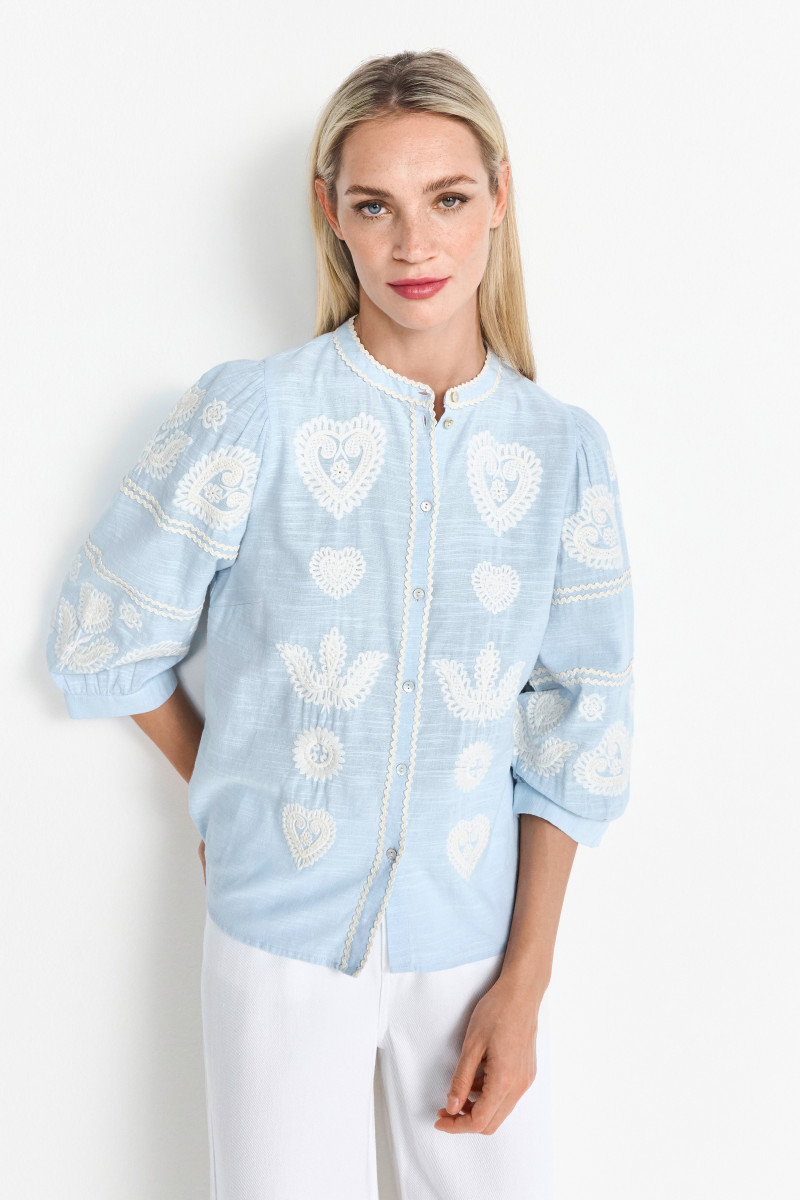 Musselin Bluse