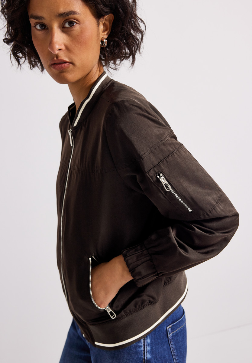 Satin Blouson
