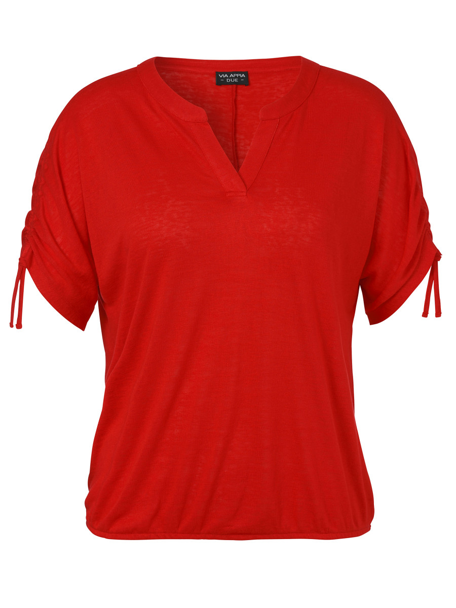 T-Shirt mit V-Ausschnitt