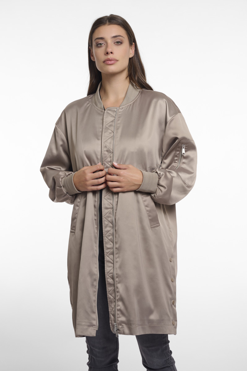 Lange Bomberjacke