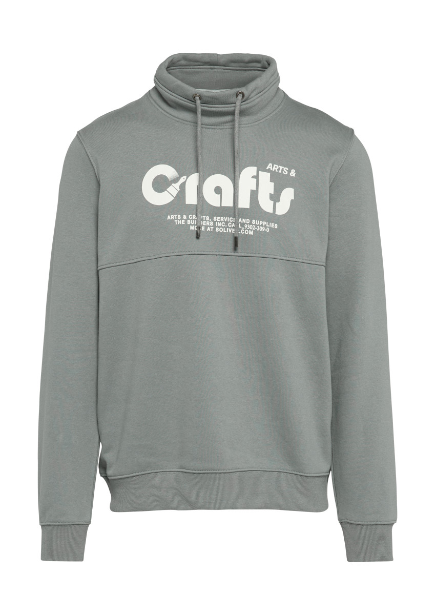 Sweatshirt aus Baumwollmix mint