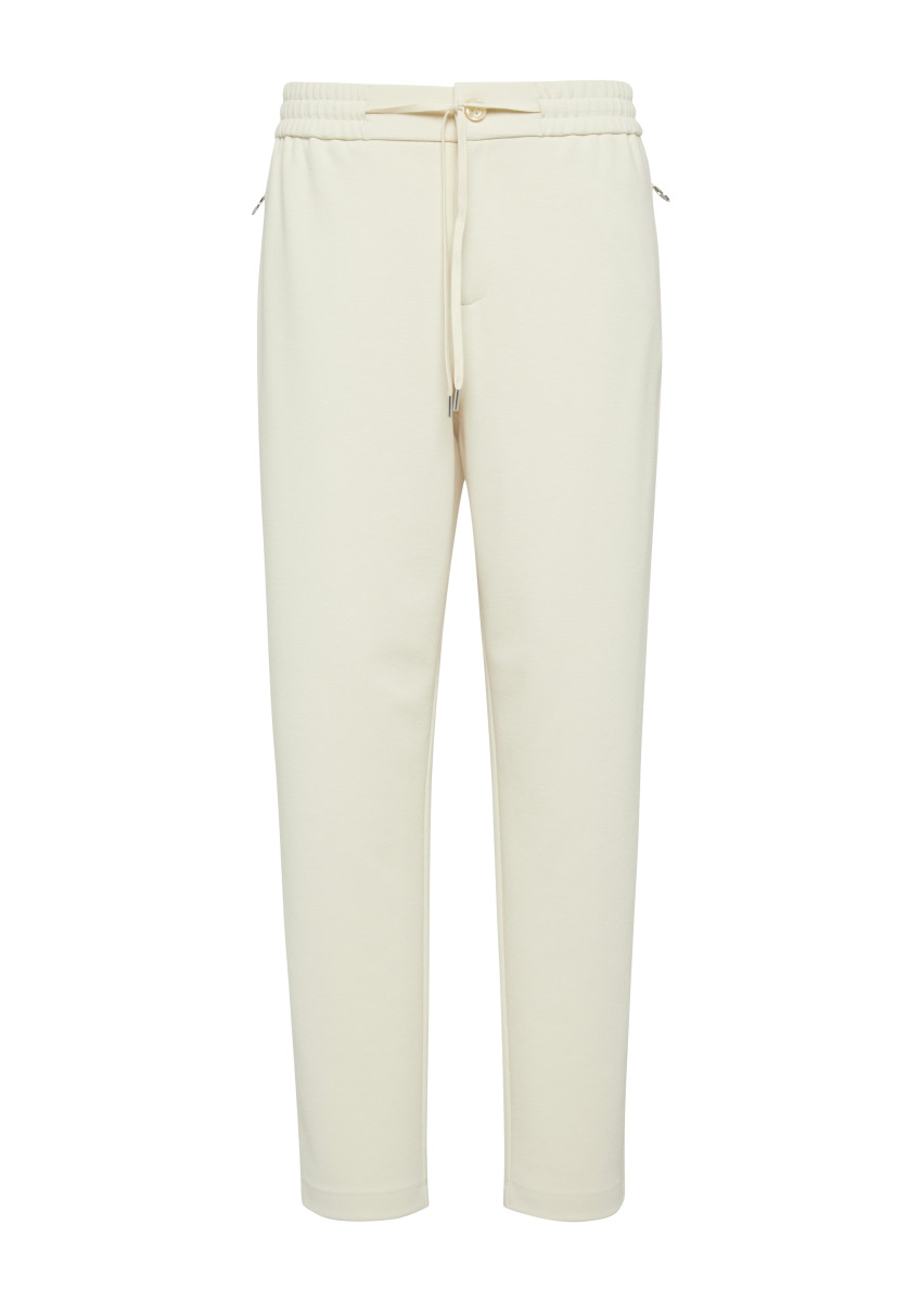 Jogpants aus Struktur-Jersey