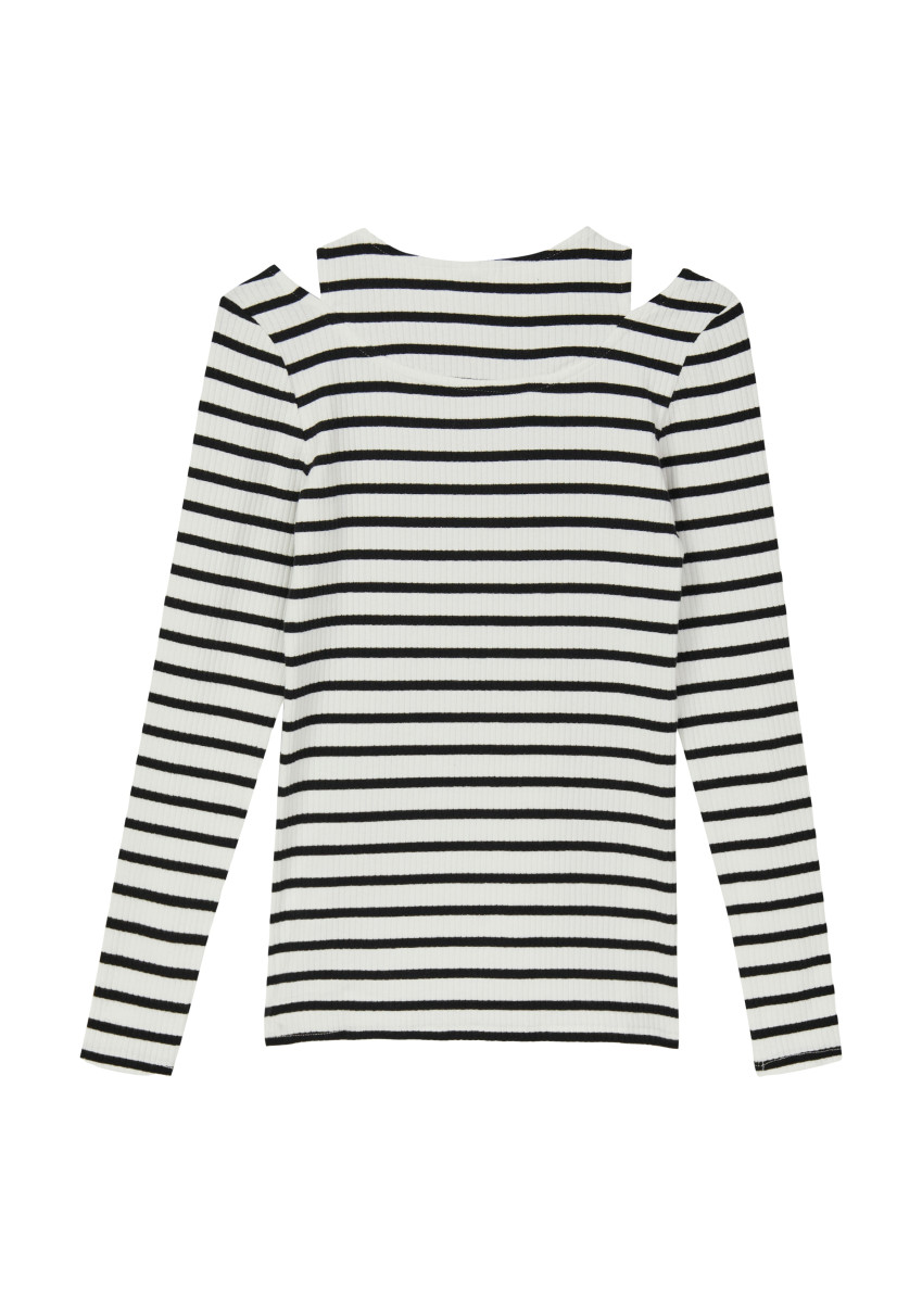 Geripptes Longsleeve