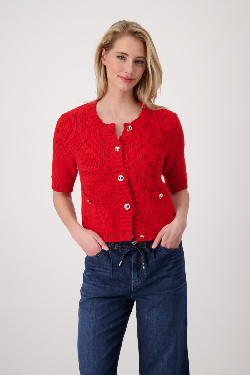Strickjacke mit Knöpfen