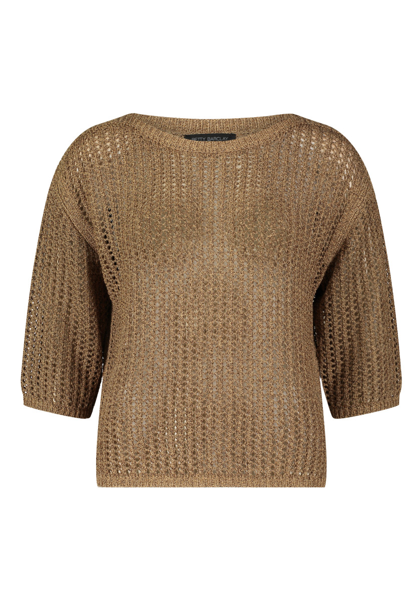 Strickpullover mit 3/4 Arm