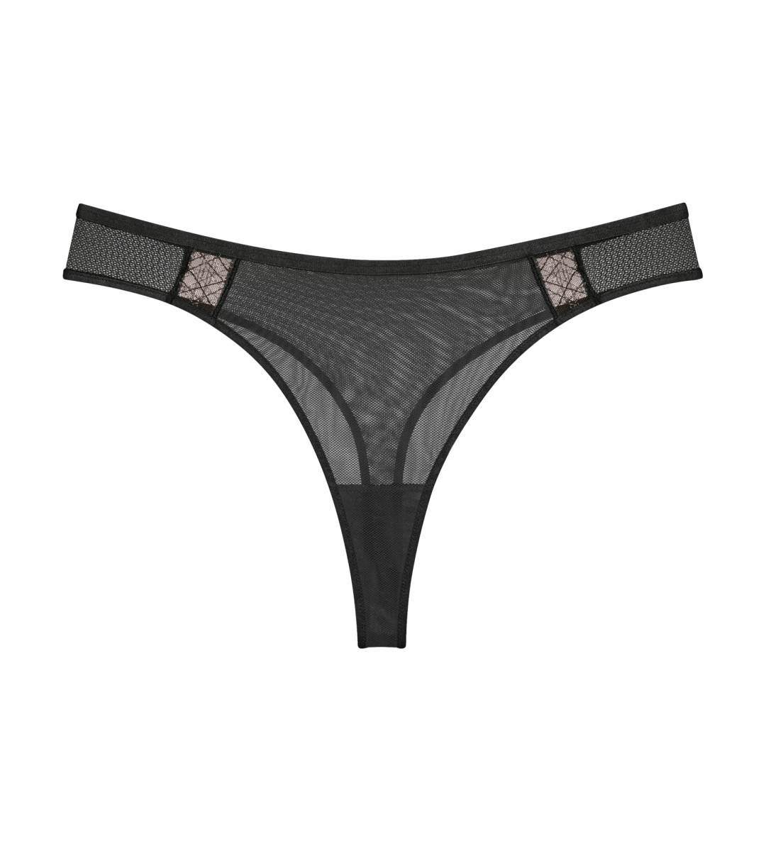 String "Heartbeat" schwarz