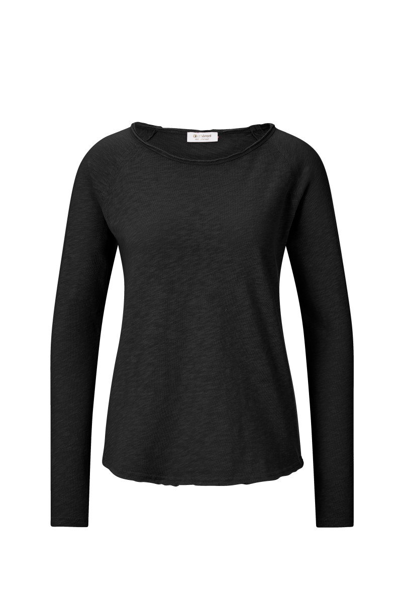 Langarmshirt schwarz