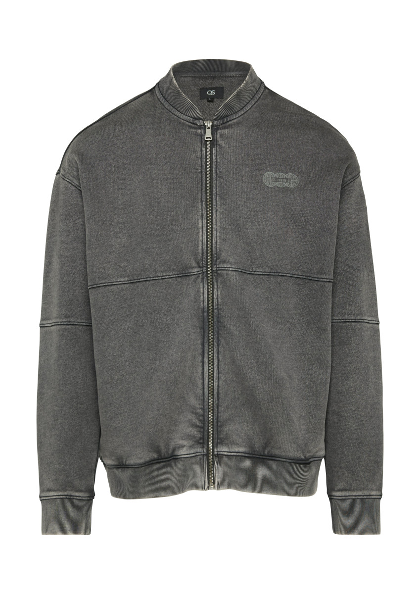 Sweatjacke im Bomber-Style