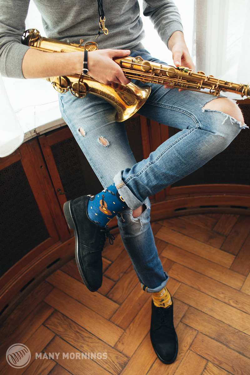 Socken "Music Notes"