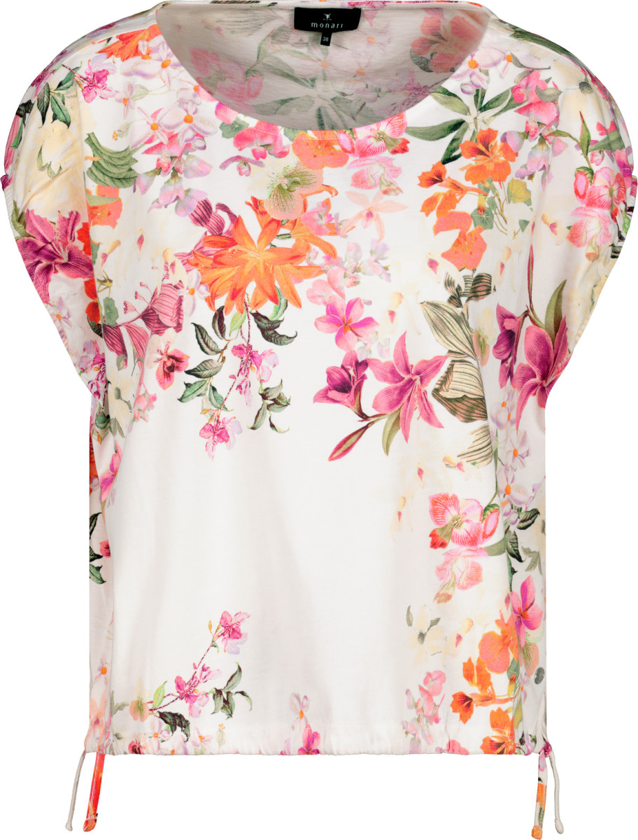 T-Shirt mit Blumenverlauf